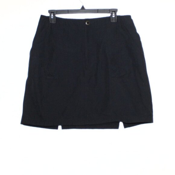 Quest Dresses & Skirts - Quest womens skort size 12 black stretchy shorts lining mini hiking outdoor wear